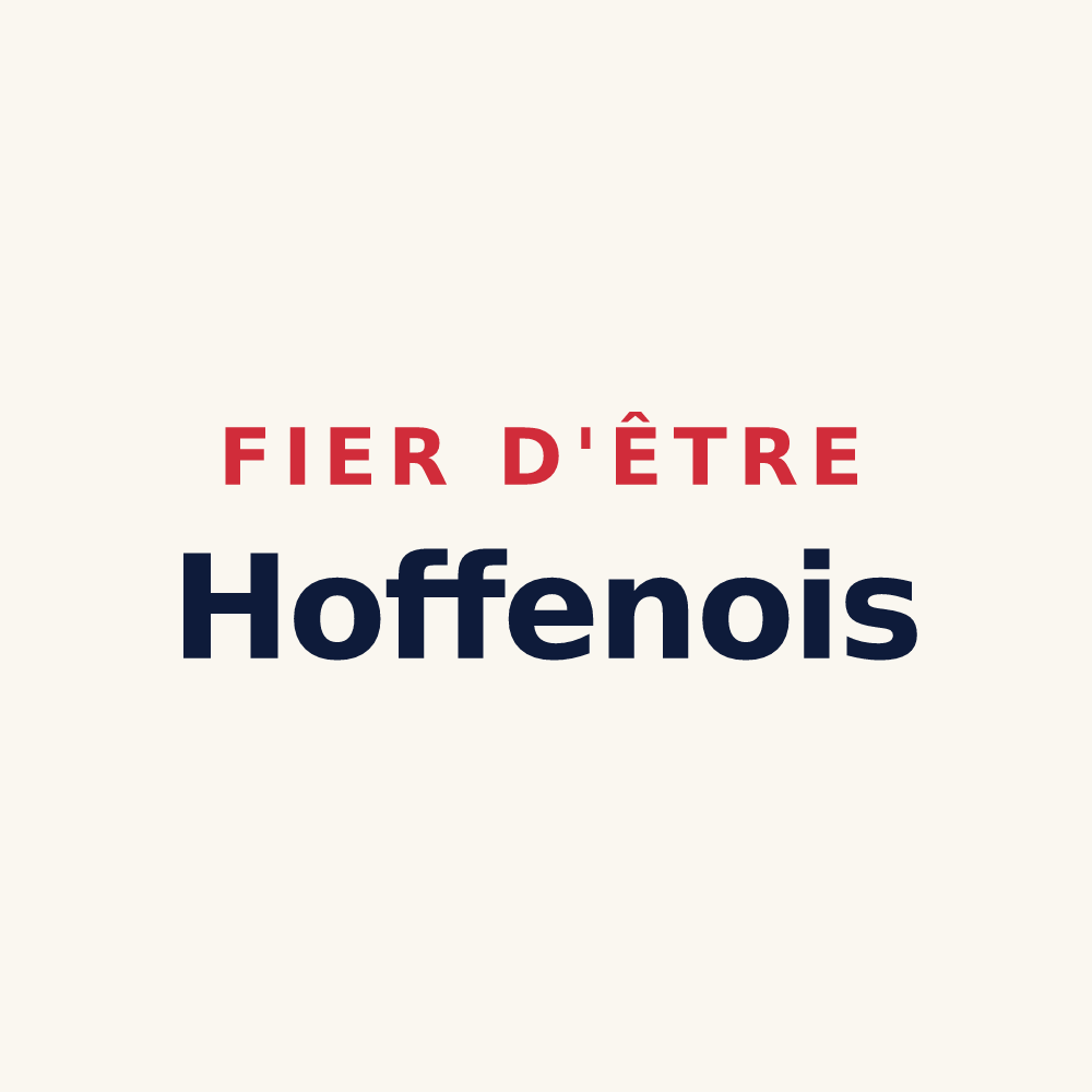 Tasse « Fier d'être Hoffenois » — design pour Hoffen