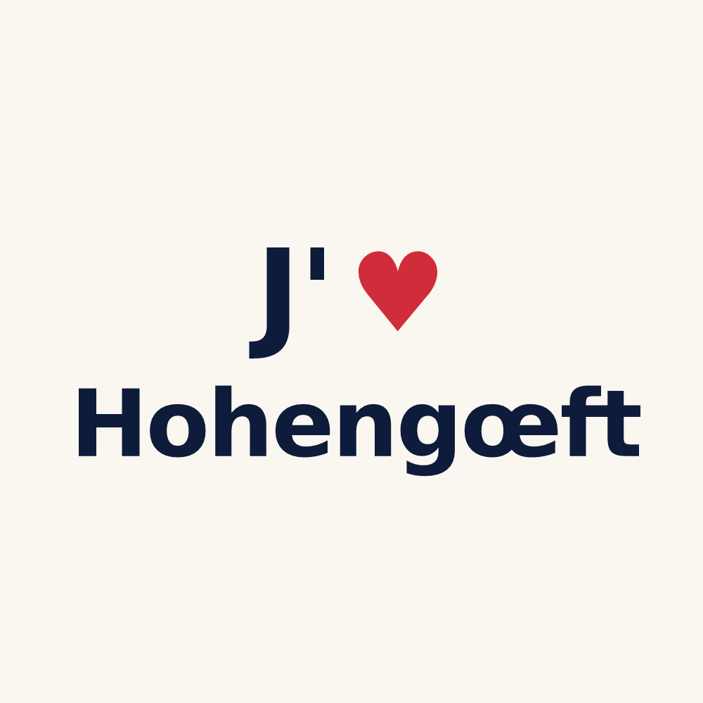 Tasse personnalisée Hohengœft — design J'aime Hohengœft