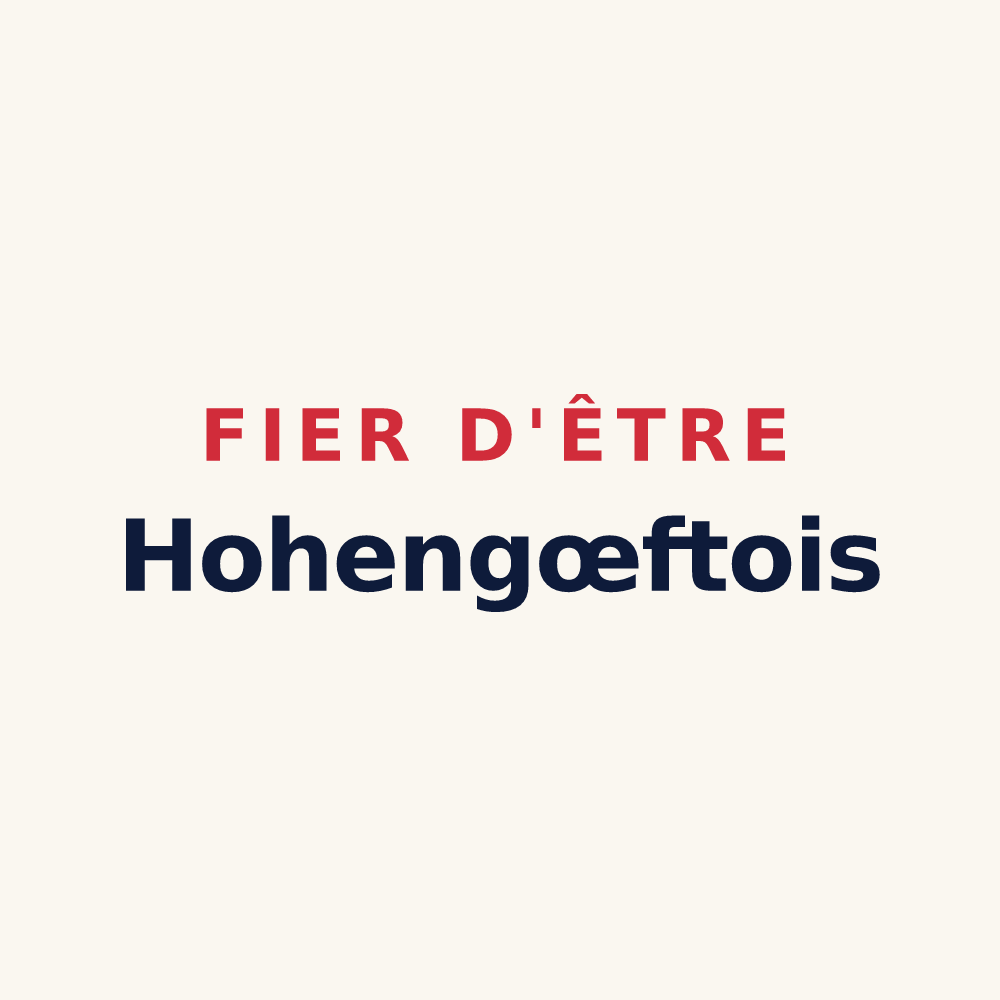 Tasse « Fier d'être Hohengœftois » — design pour Hohengœft