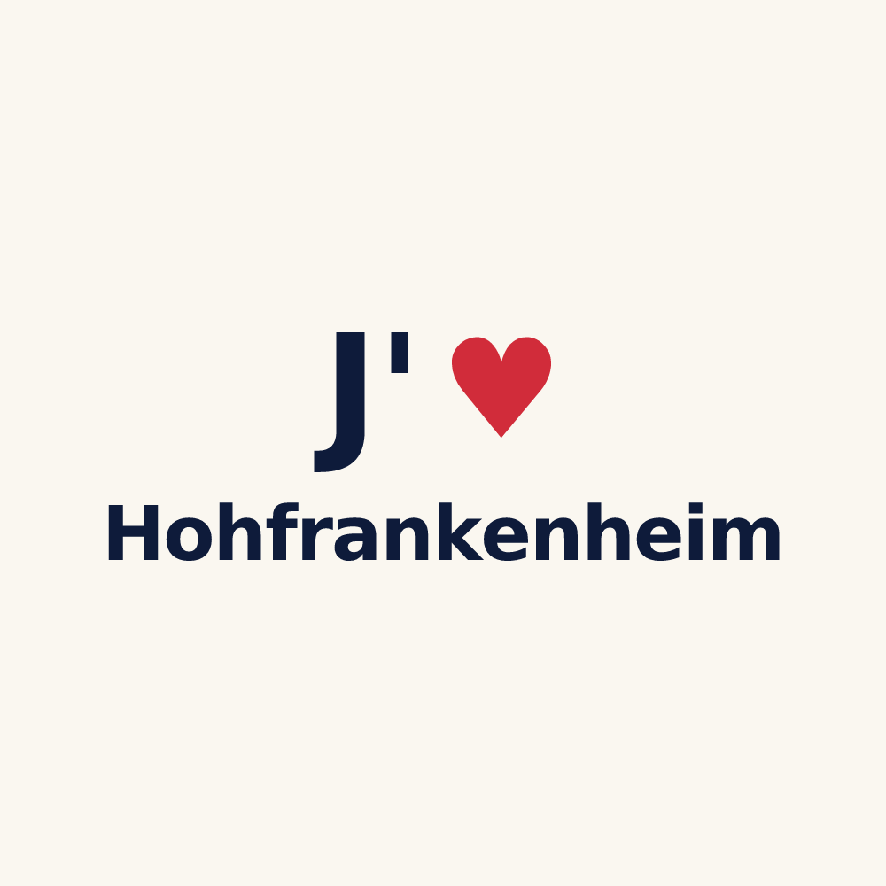 Tasse personnalisée Hohfrankenheim — design J'aime Hohfrankenheim