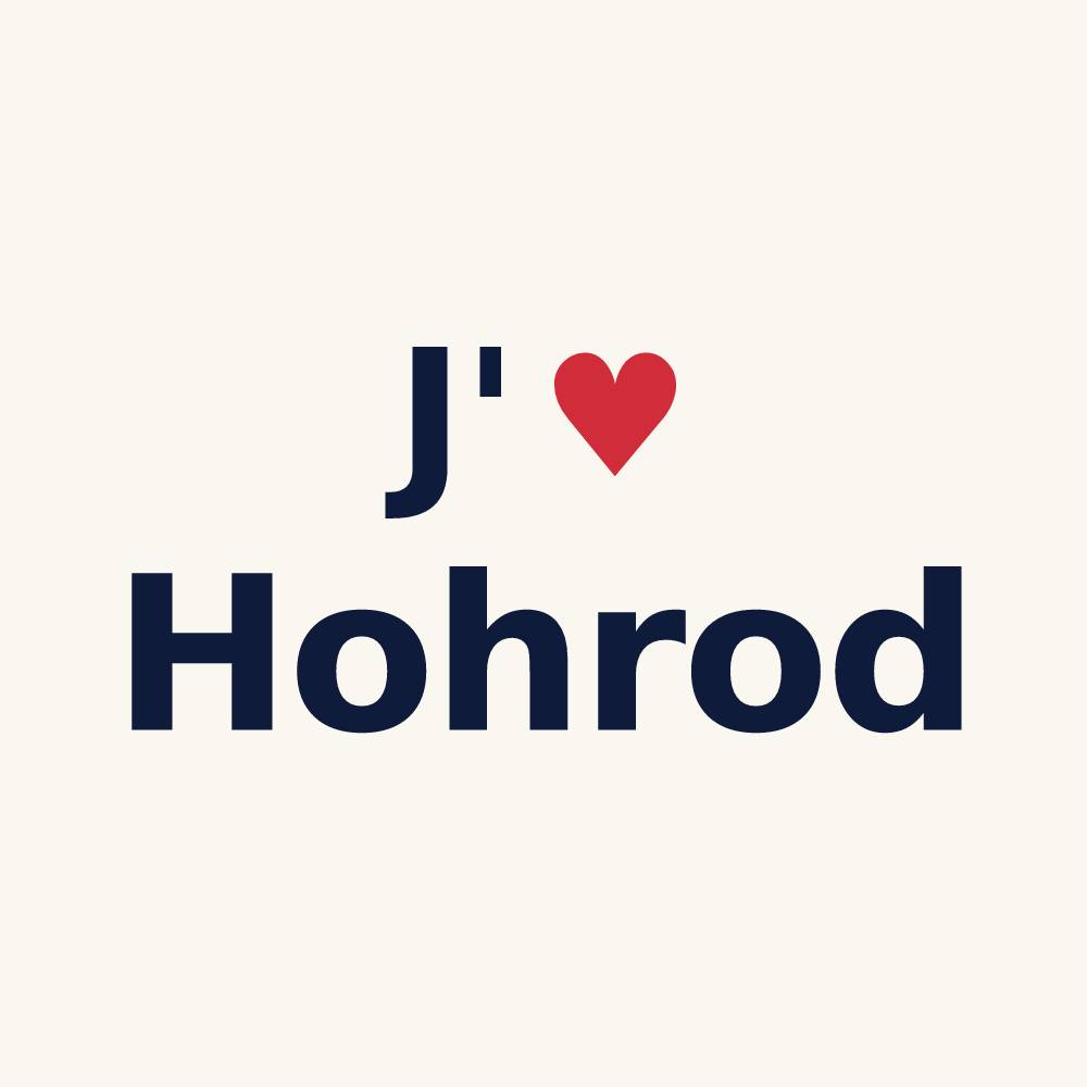 Tasse personnalisée Hohrod — design J'aime Hohrod