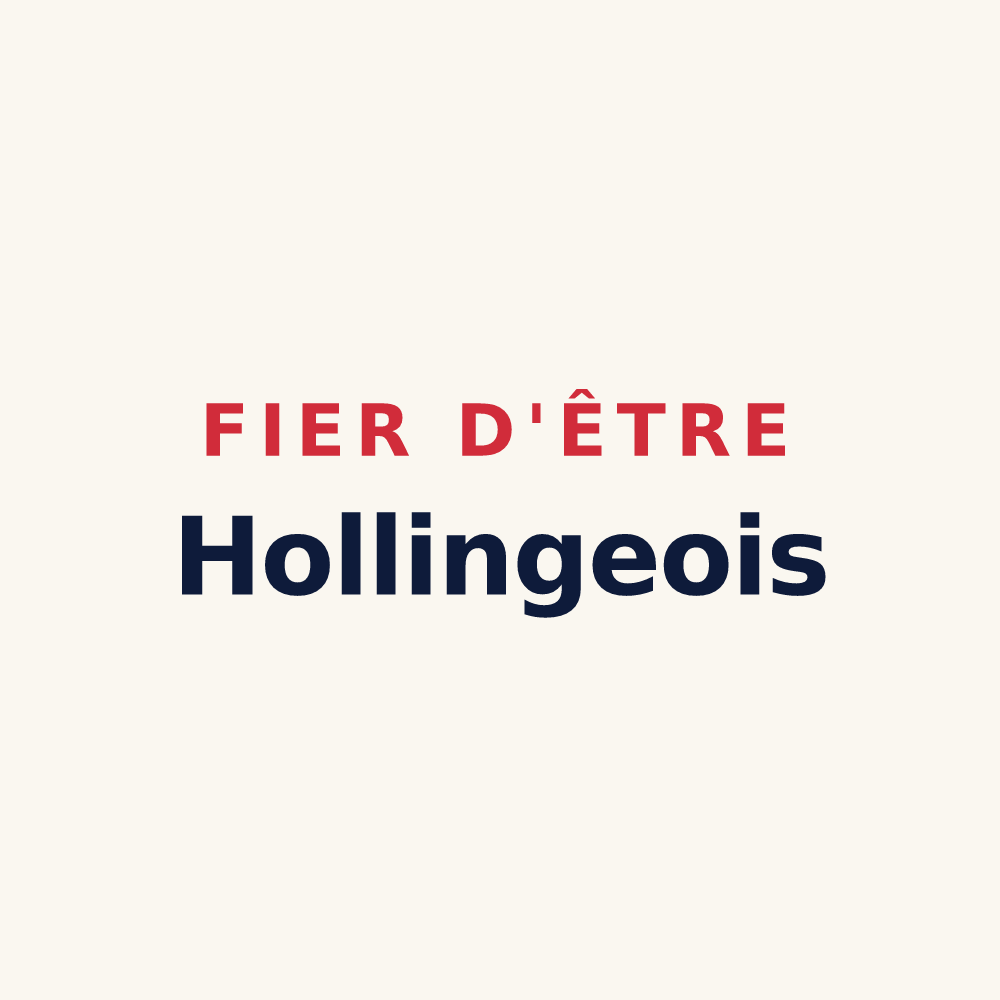 Tasse « Fier d'être Hollingeois » — design pour Holling