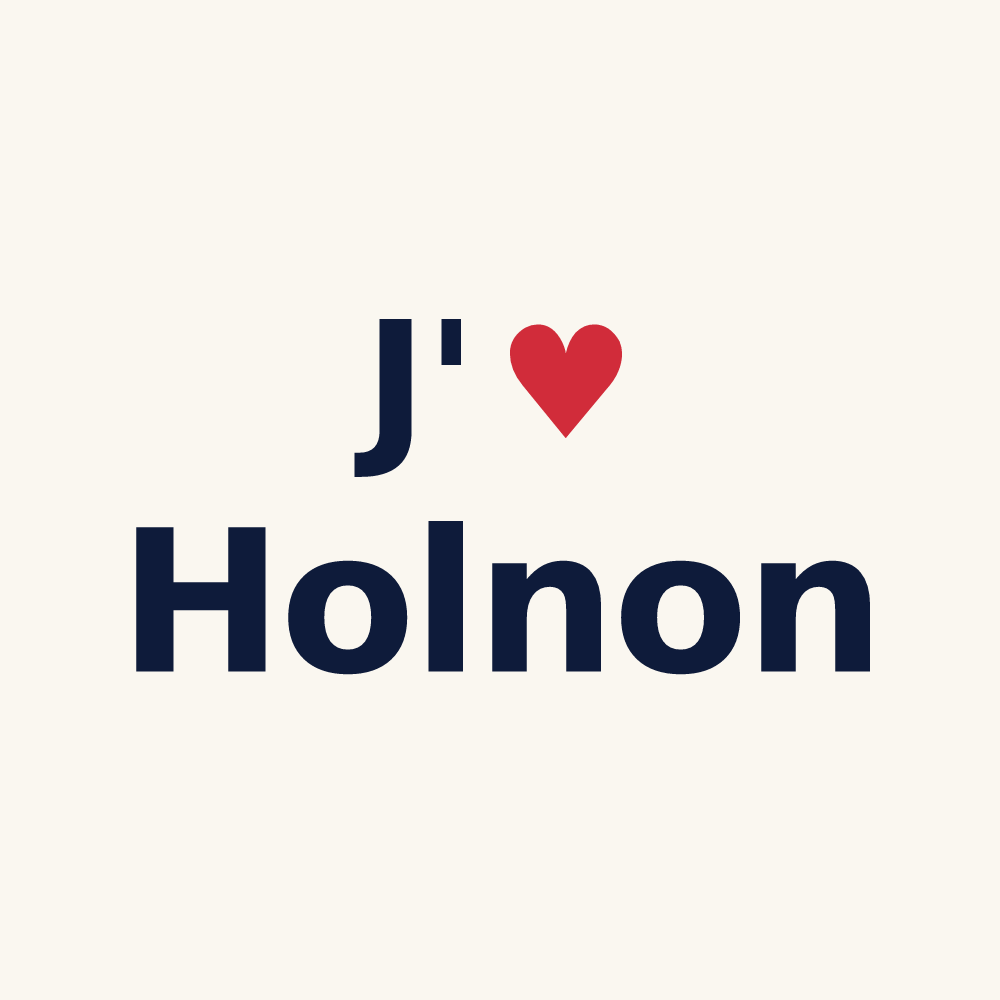 Tasse personnalisée Holnon — design J'aime Holnon