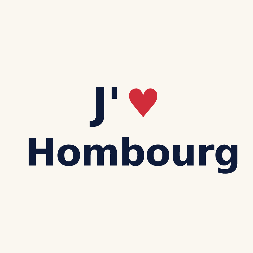 Tasse personnalisée Hombourg — design J'aime Hombourg