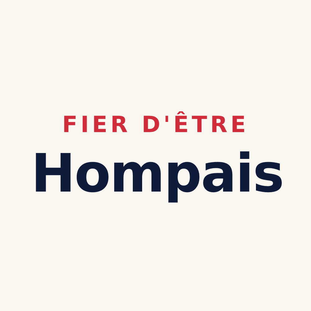 Tasse « Fier d'être Hompais » — design pour Homps