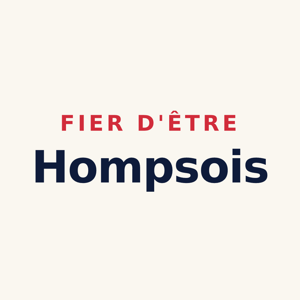 Tasse « Fier d'être Hompsois » — design pour Homps