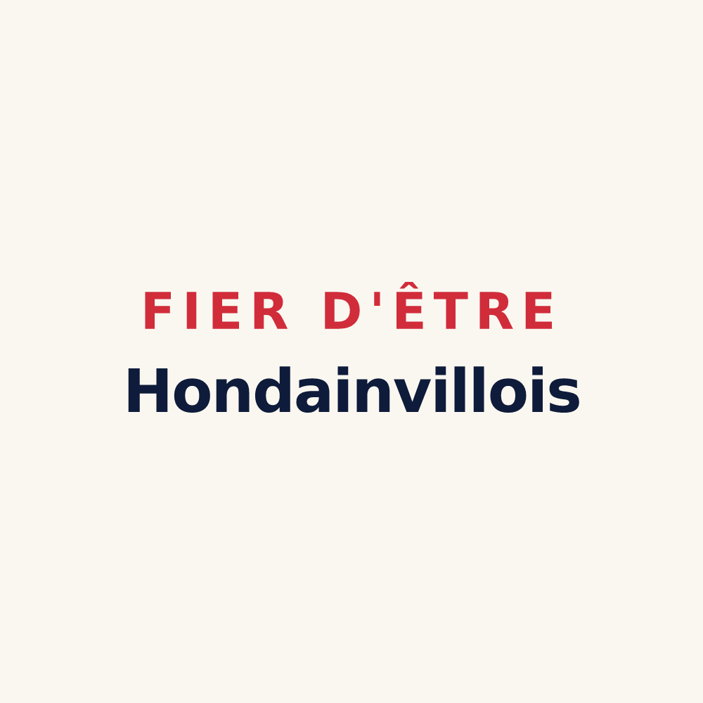 Tasse « Fier d'être Hondainvillois » — design pour Hondainville