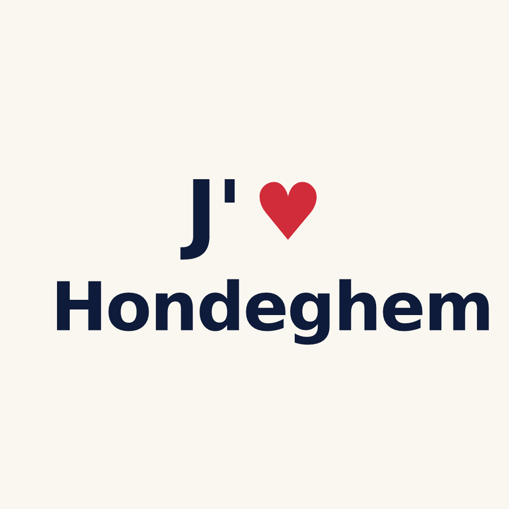Tasse personnalisée Hondeghem — design J'aime Hondeghem
