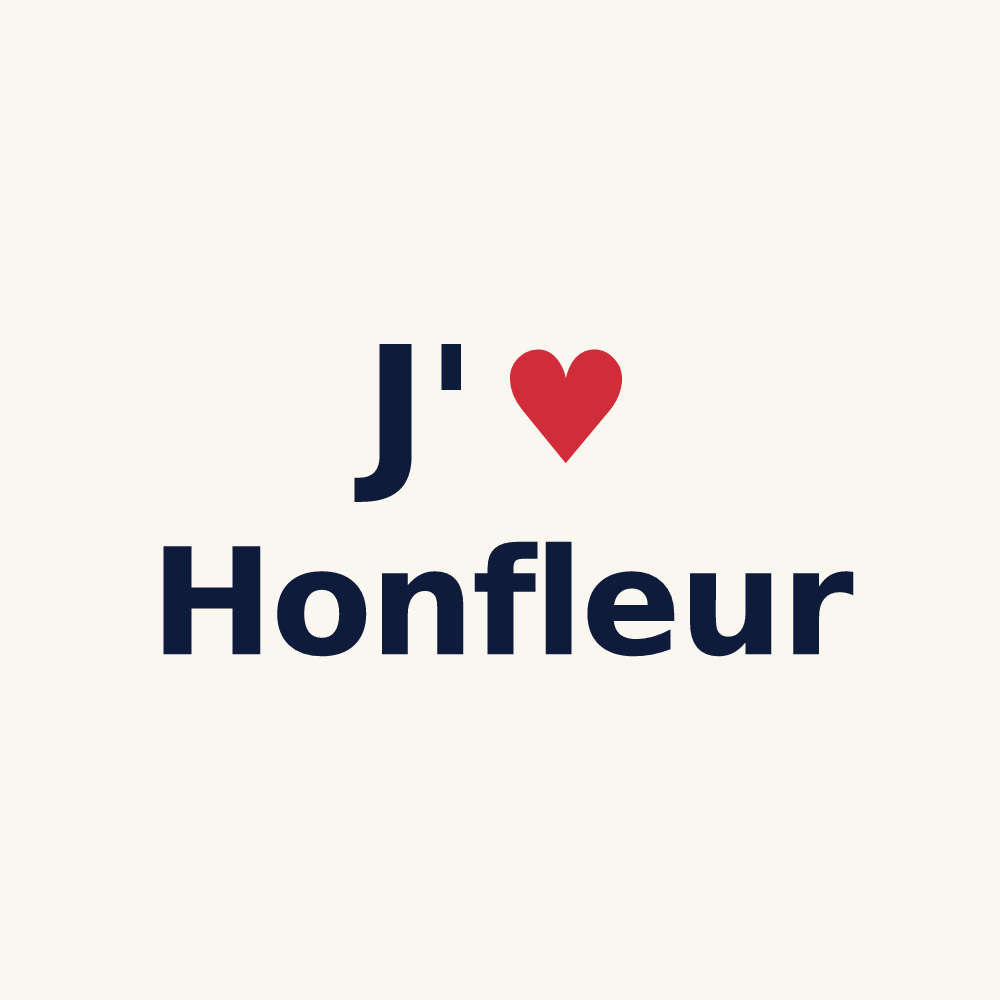 Tasse personnalisée Honfleur — design J'aime Honfleur