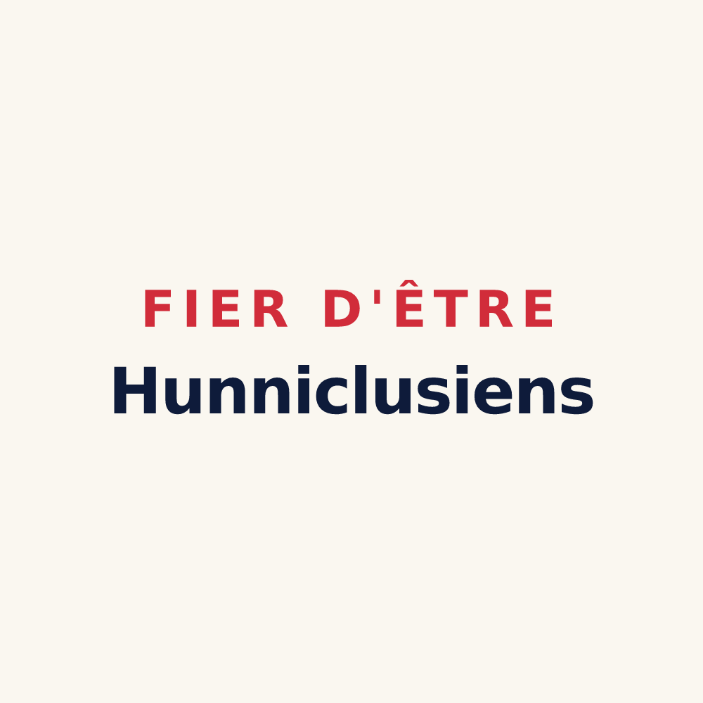 Tasse « Fier d'être Hunniclusiens » — design pour Honnechy