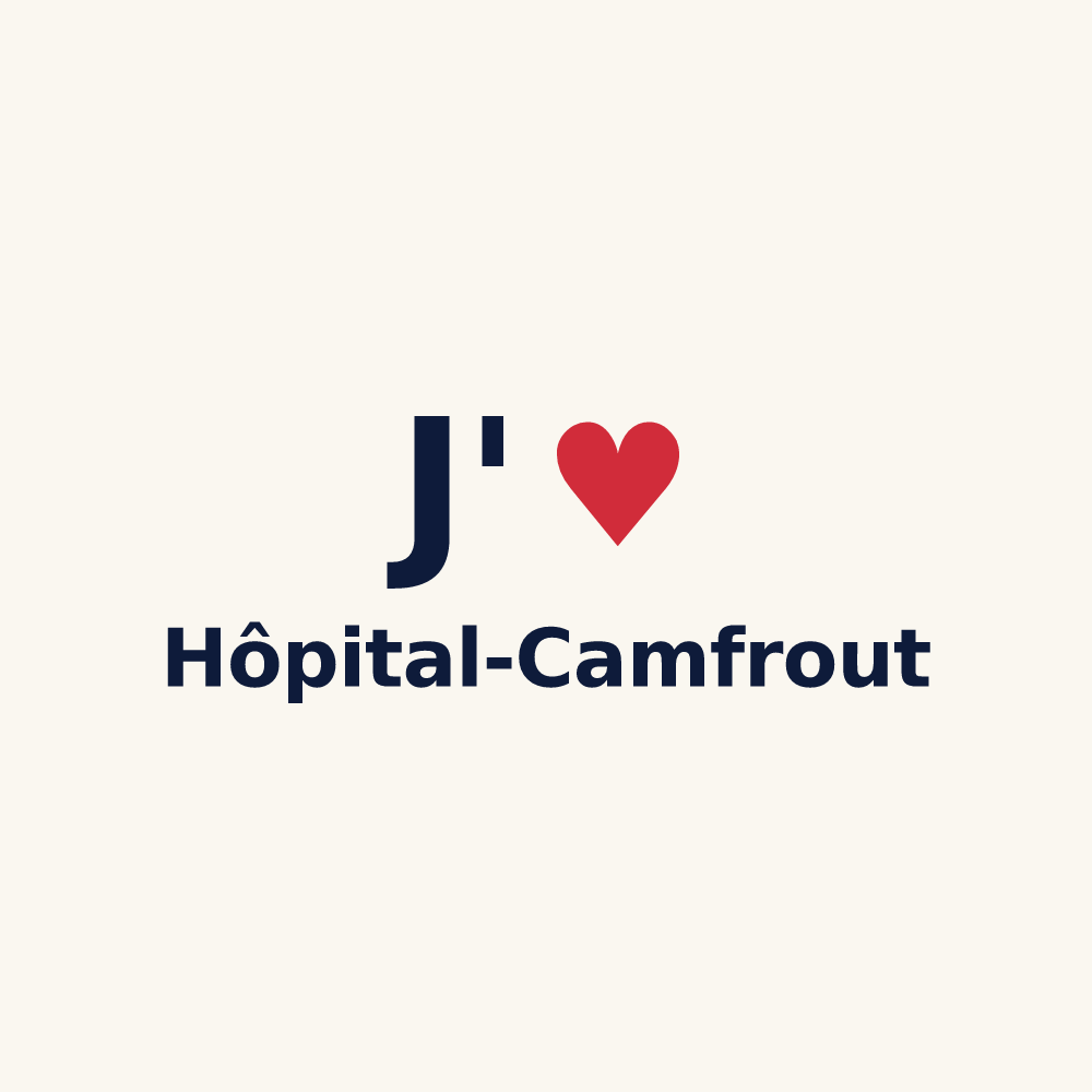 Tasse personnalisée Hôpital-Camfrout — design J'aime Hôpital-Camfrout