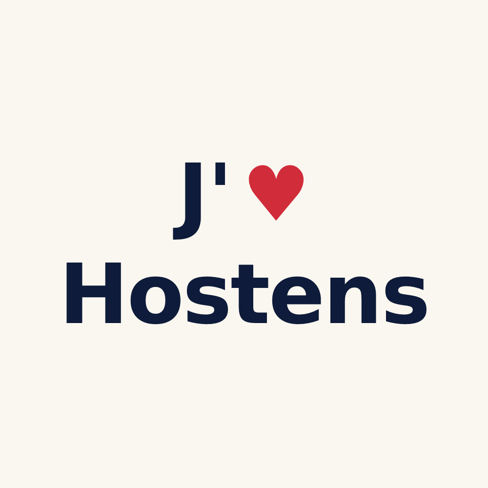 Tasse personnalisée Hostens — design J'aime Hostens