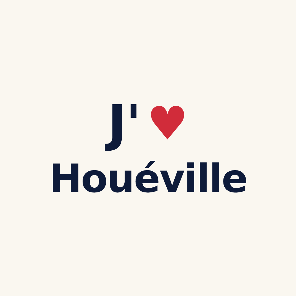 Tasse personnalisée Houéville — design J'aime Houéville