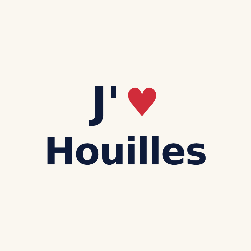 Tasse personnalisée Houilles — design J'aime Houilles