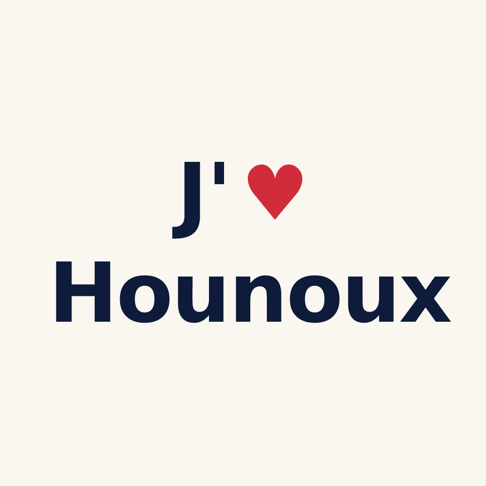 Tasse personnalisée Hounoux — design J'aime Hounoux