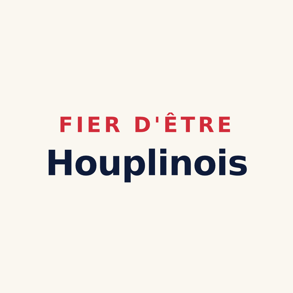 Tasse « Fier d'être Houplinois » — design pour Houplines