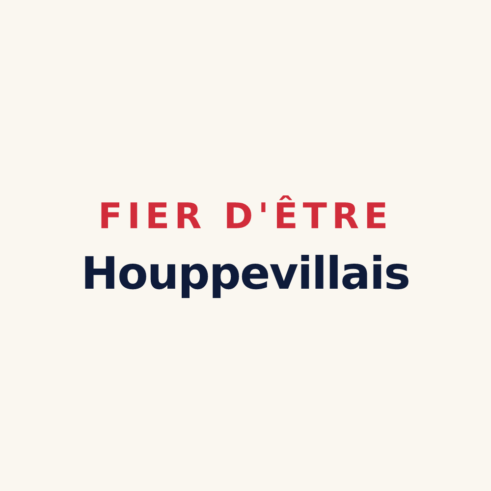 Tasse « Fier d'être Houppevillais » — design pour Houppeville