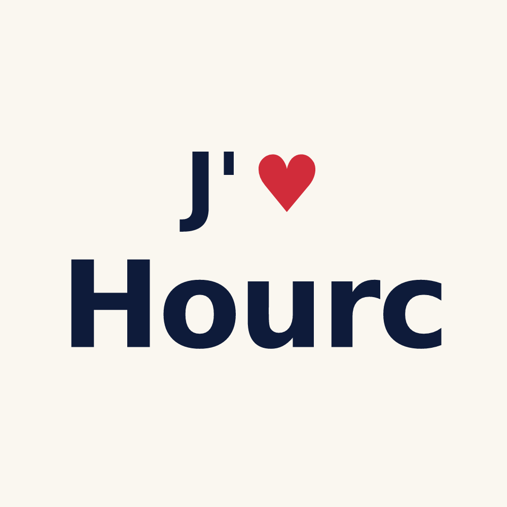 Tasse personnalisée Hourc — design J'aime Hourc