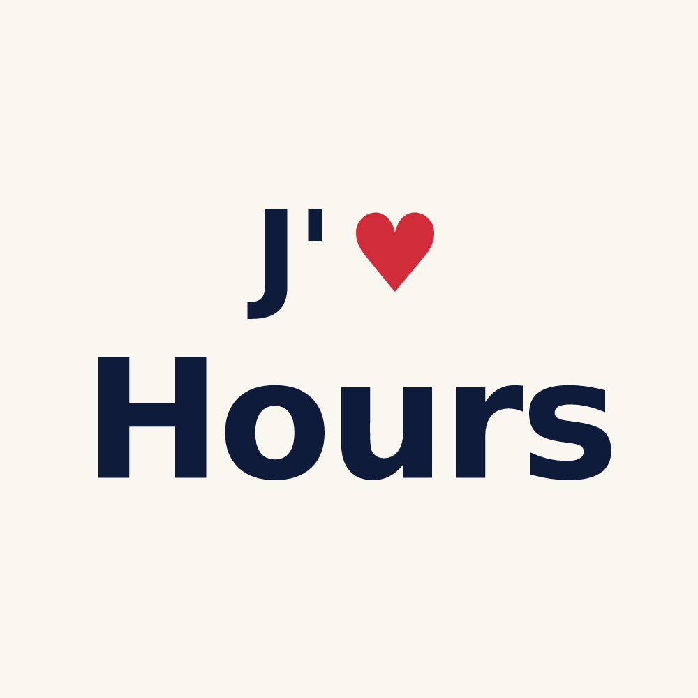 Tasse personnalisée Hours — design J'aime Hours