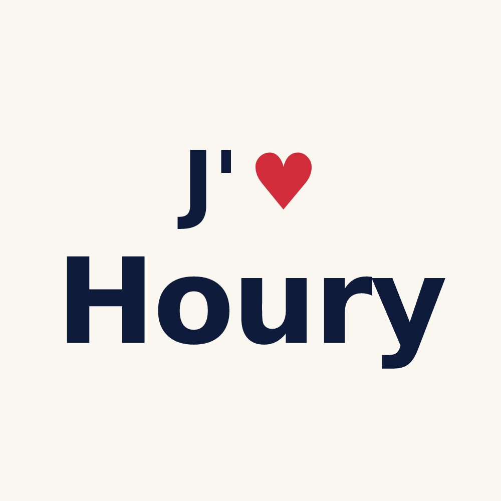 Tasse personnalisée Houry — design J'aime Houry