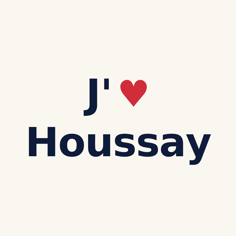 Tasse personnalisée Houssay — design J'aime Houssay