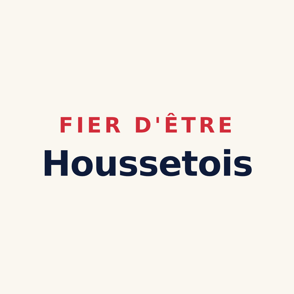 Tasse « Fier d'être Houssetois » — design pour Housset