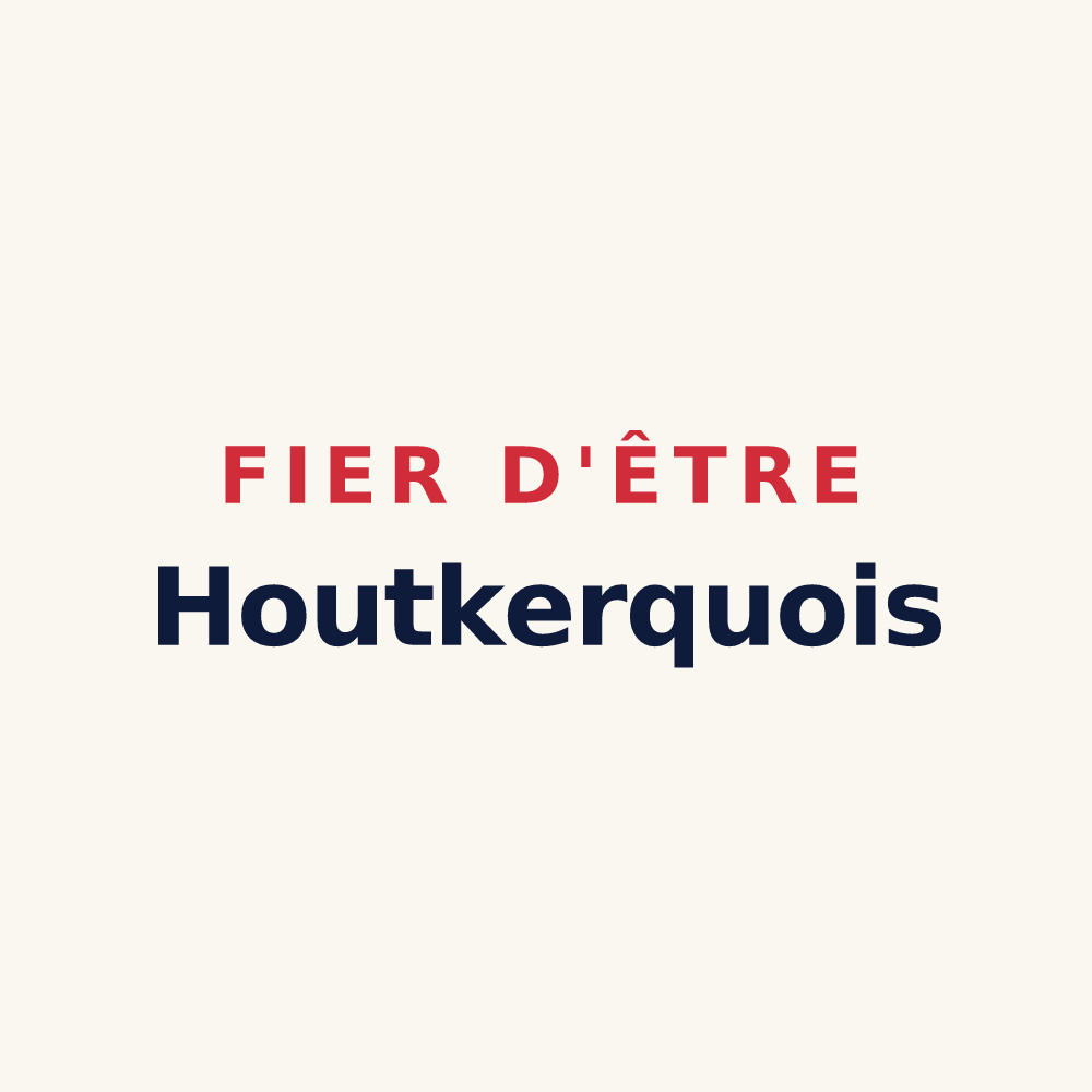 Tasse « Fier d'être Houtkerquois » — design pour Houtkerque