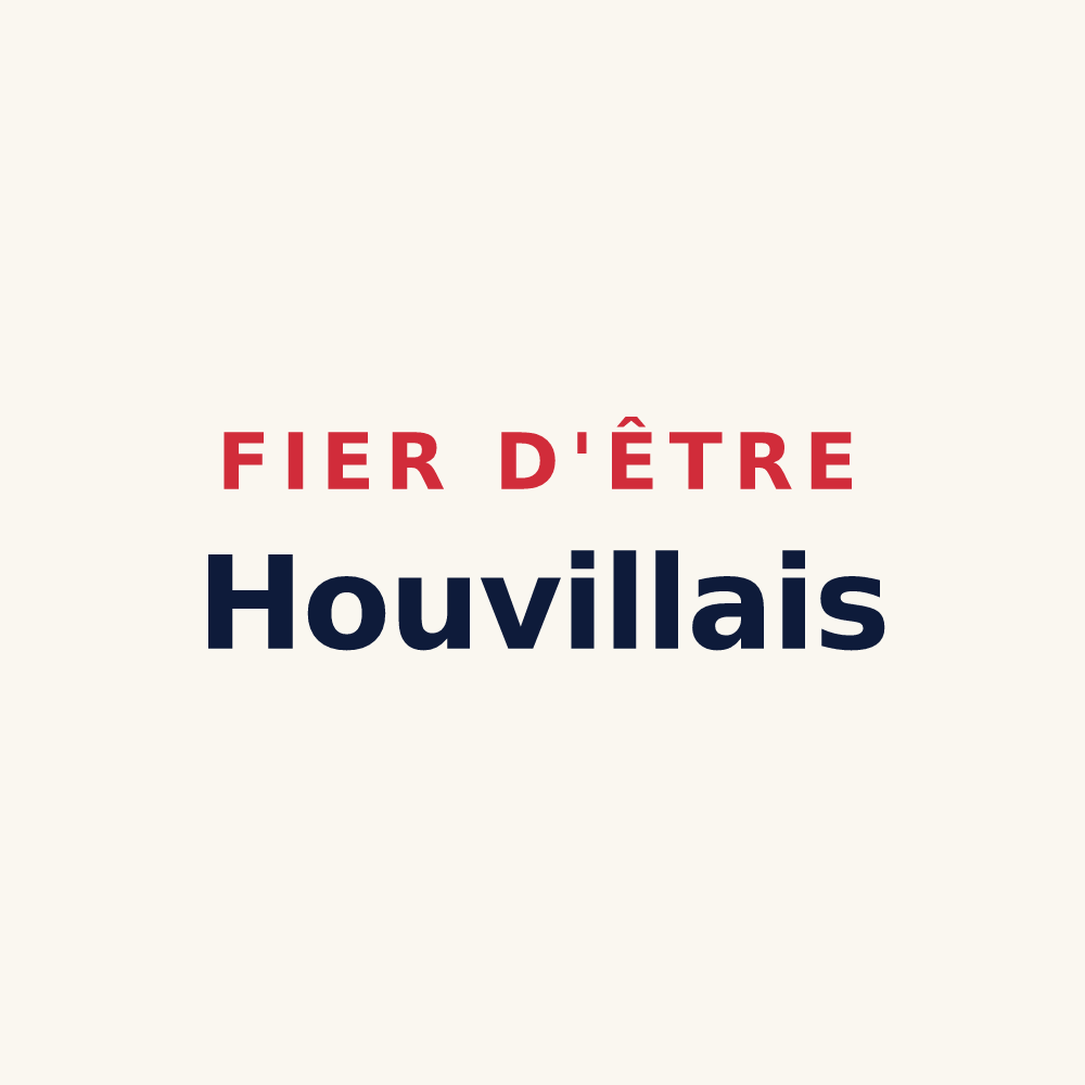 Tasse « Fier d'être Houvillais » — design pour Houville-en-Vexin