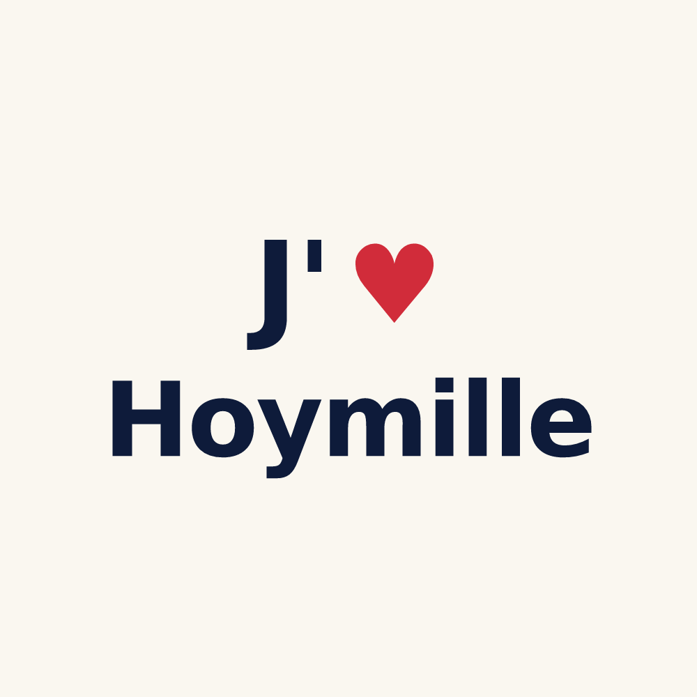Tasse personnalisée Hoymille — design J'aime Hoymille