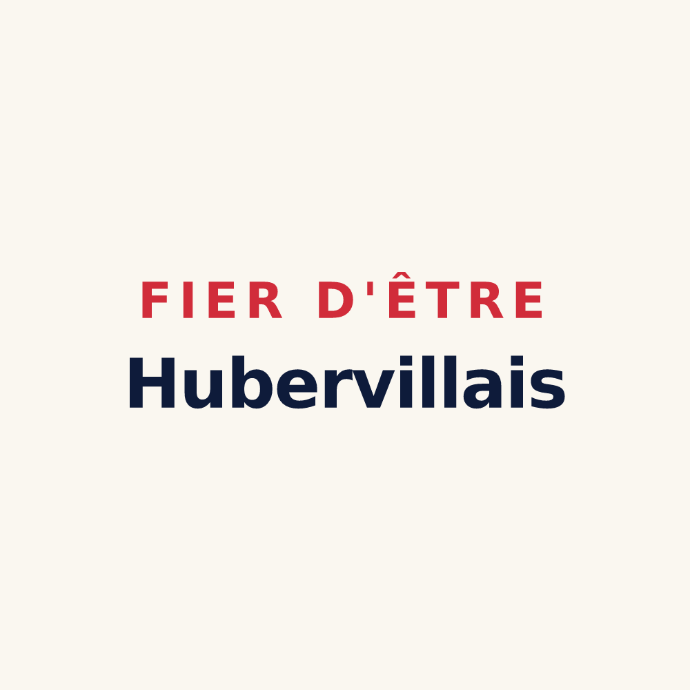 Tasse « Fier d'être Hubervillais » — design pour Huberville