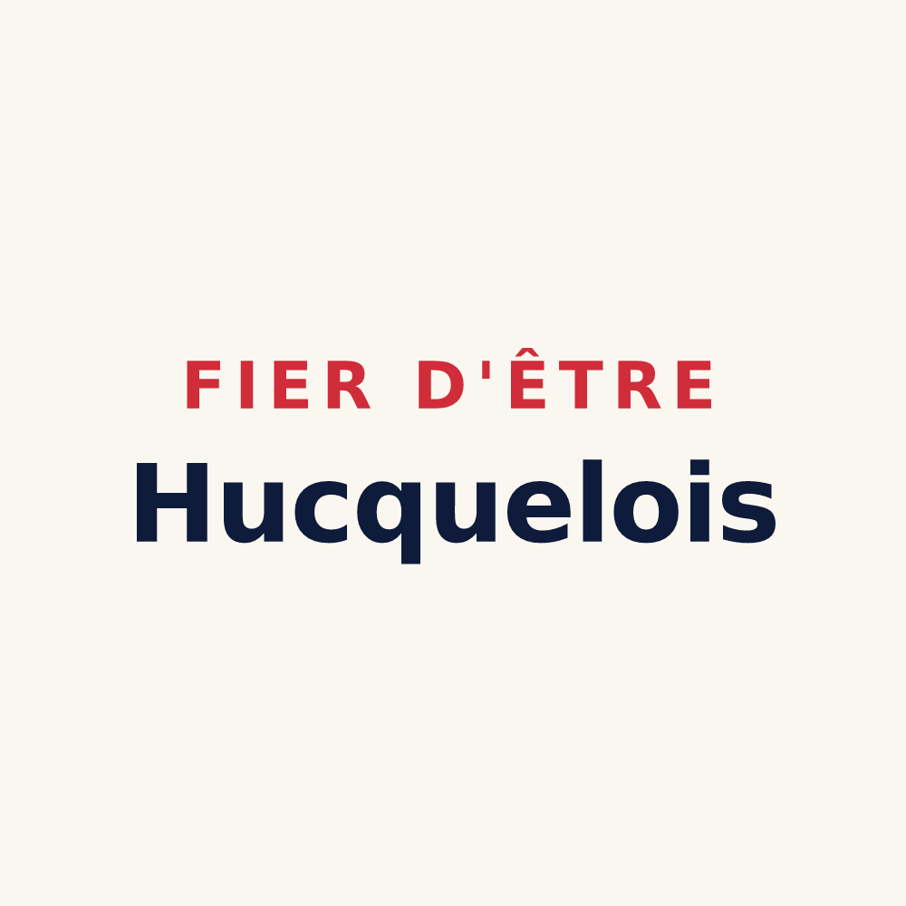 Tasse « Fier d'être Hucquelois » — design pour Hucqueliers