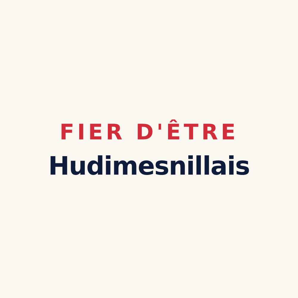 Tasse « Fier d'être Hudimesnillais » — design pour Hudimesnil