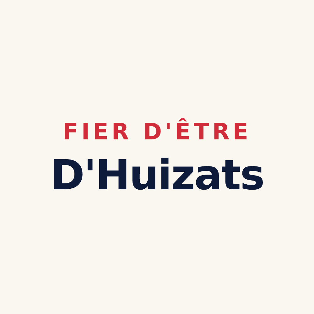 Tasse « Fier d'être D'Huizats » — design pour Huez