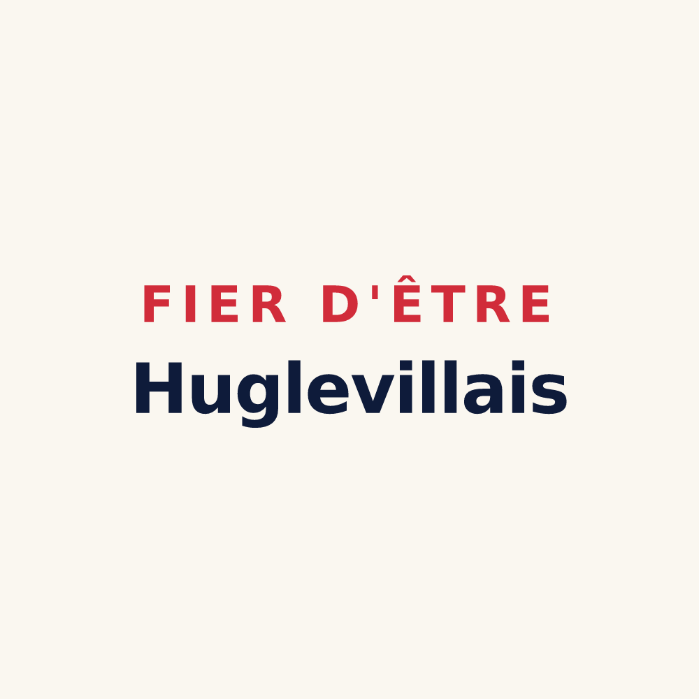 Tasse « Fier d'être Huglevillais » — design pour Hugleville-en-Caux