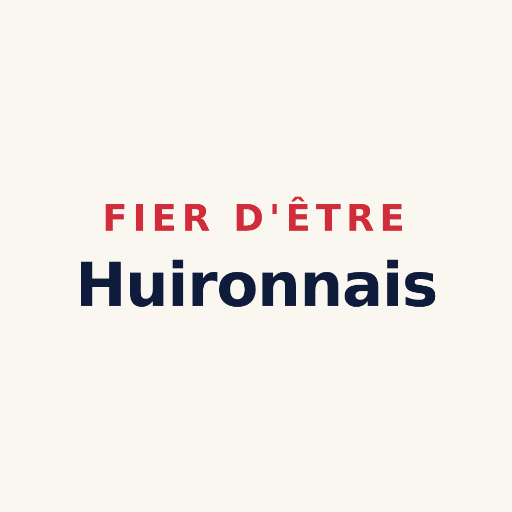 Tasse « Fier d'être Huironnais » — design pour Huiron