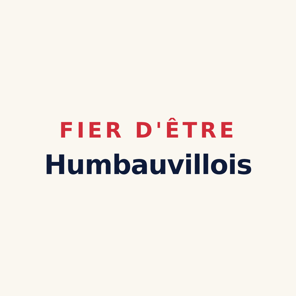 Tasse « Fier d'être Humbauvillois » — design pour Humbauville