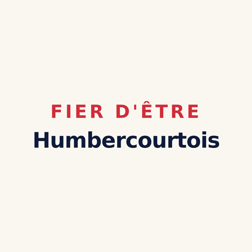 Tasse « Fier d'être Humbercourtois » — design pour Humbercourt
