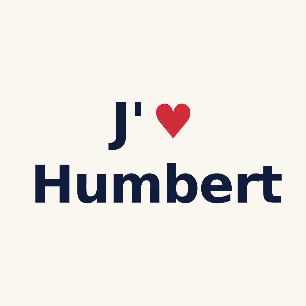 Tasse personnalisée Humbert — design J'aime Humbert