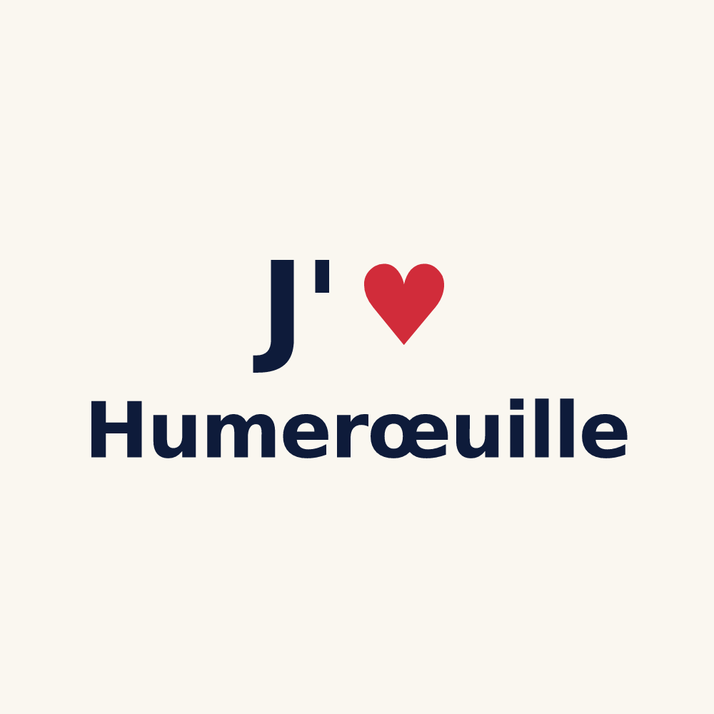 Tasse personnalisée Humerœuille — design J'aime Humerœuille