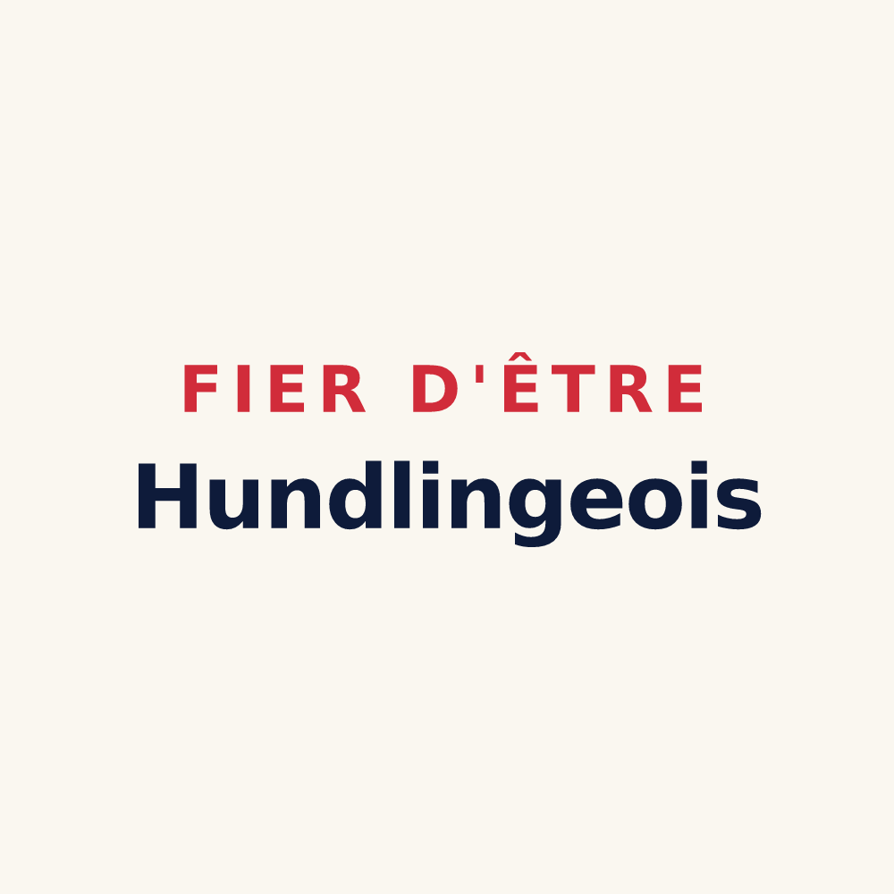 Tasse « Fier d'être Hundlingeois » — design pour Hundling