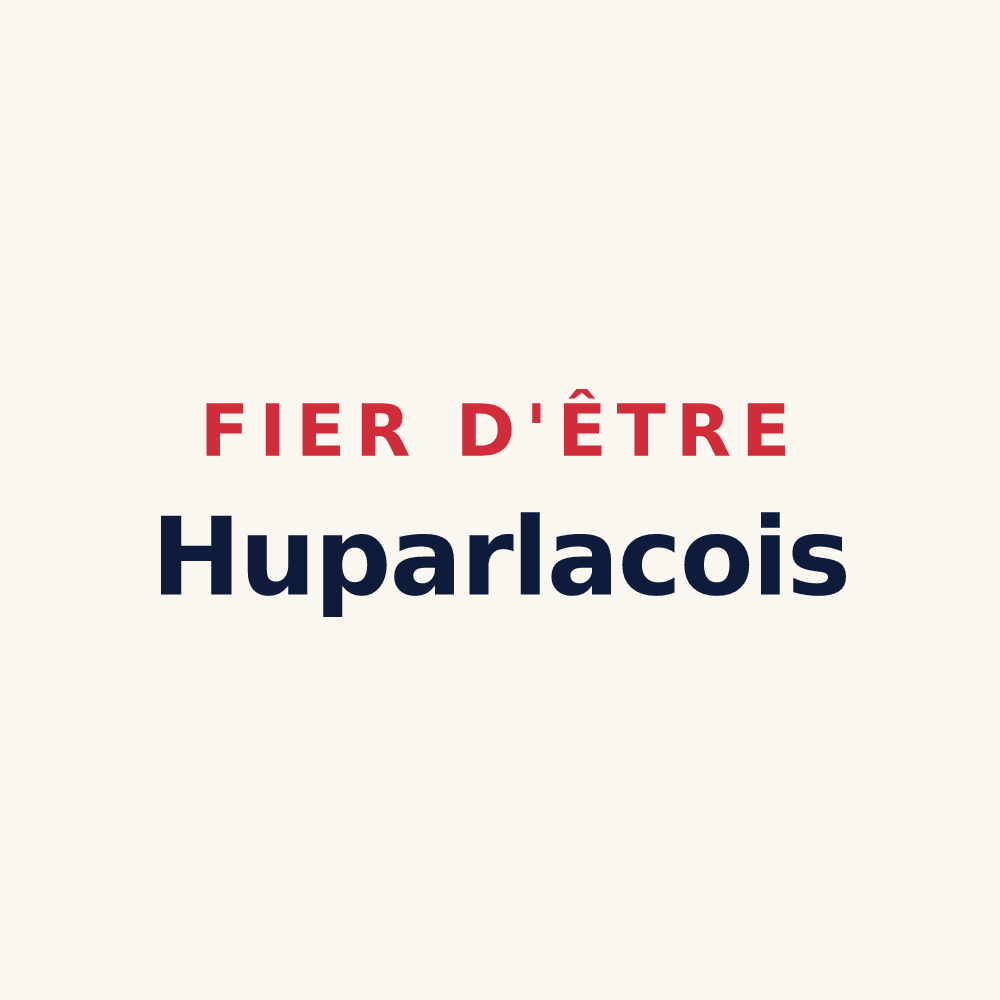 Tasse « Fier d'être Huparlacois » — design pour Huparlac