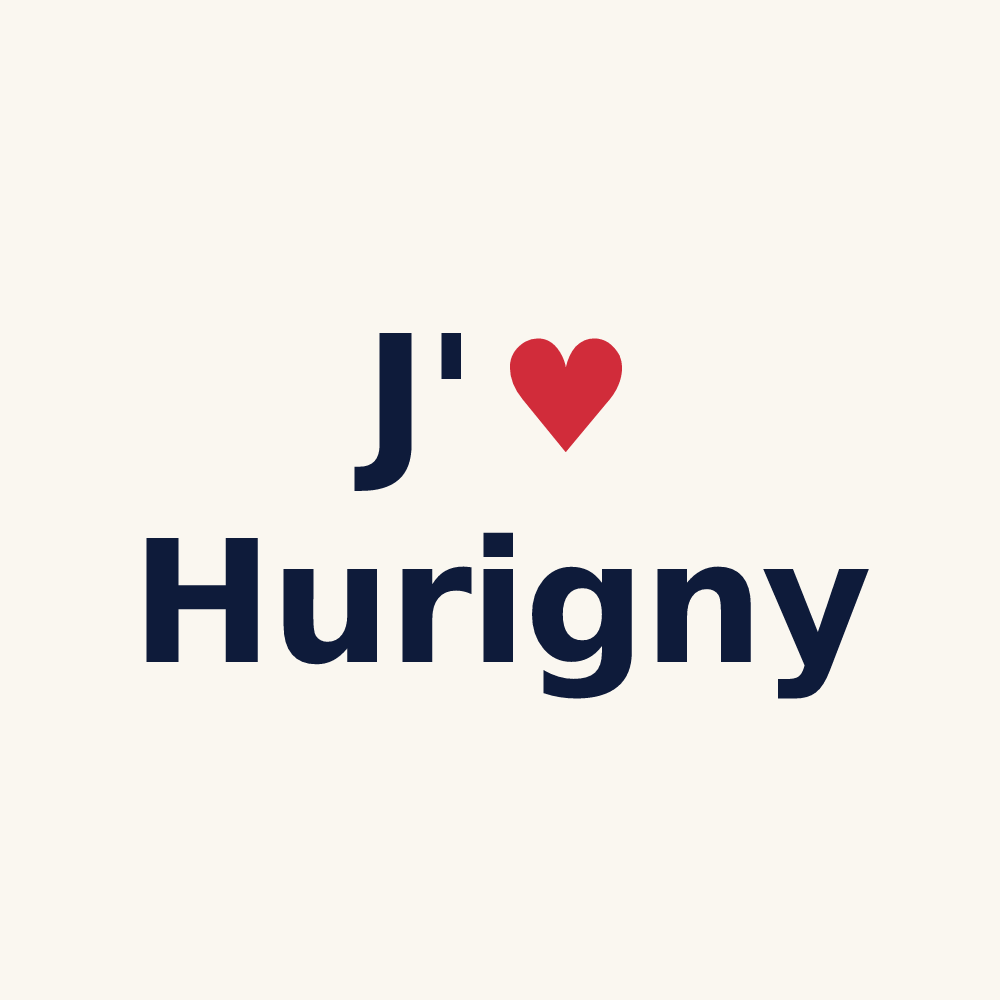 Tasse personnalisée Hurigny — design J'aime Hurigny