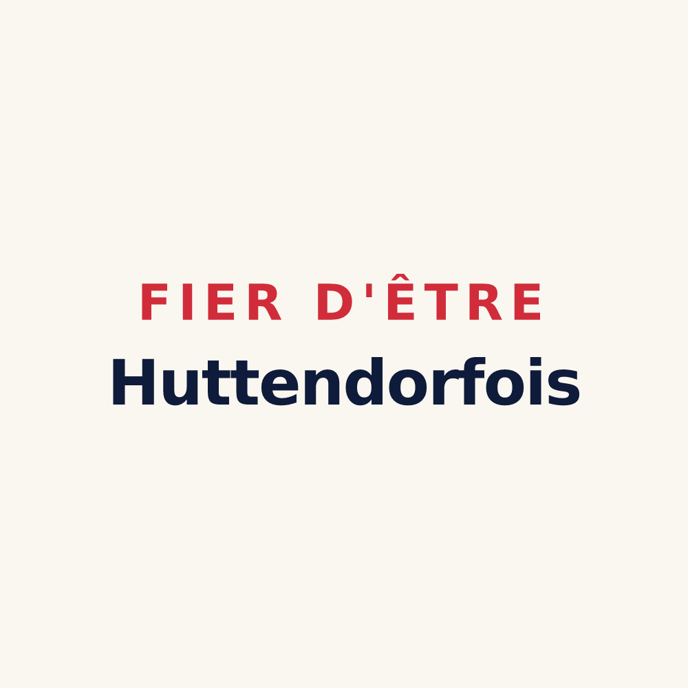 Tasse « Fier d'être Huttendorfois » — design pour Huttendorf
