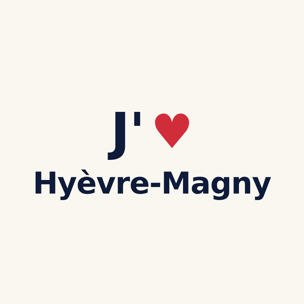 Tasse personnalisée Hyèvre-Magny — design J'aime Hyèvre-Magny