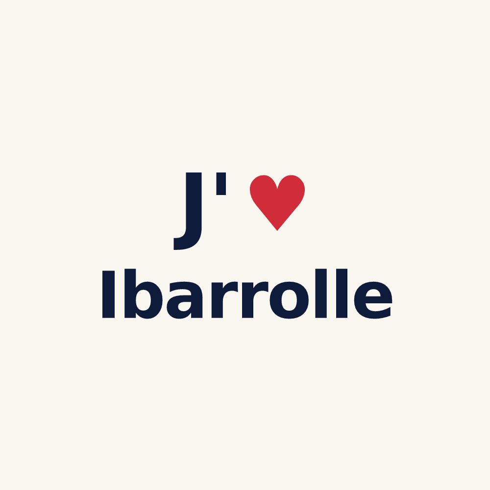 Tasse personnalisée Ibarrolle — design J'aime Ibarrolle