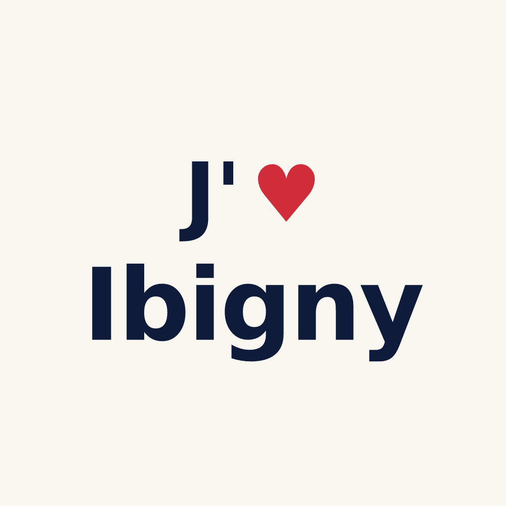 Tasse personnalisée Ibigny — design J'aime Ibigny
