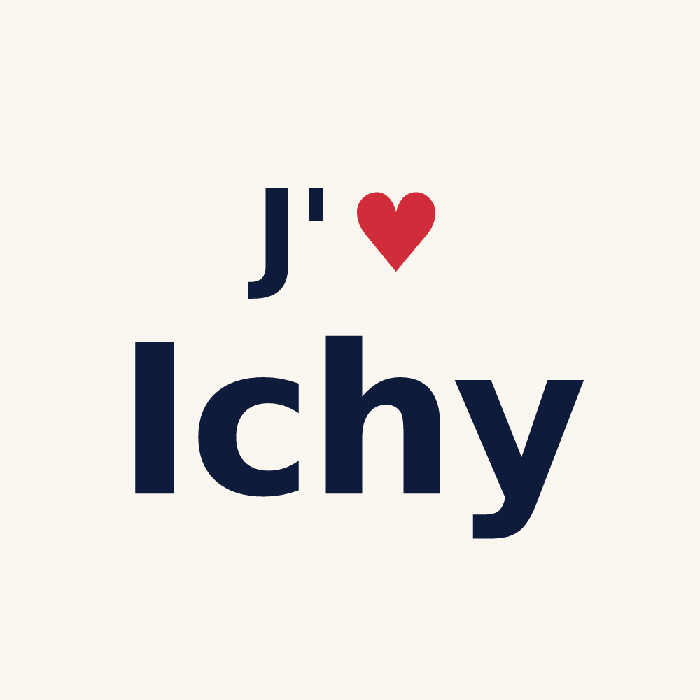 Tasse personnalisée Ichy — design J'aime Ichy