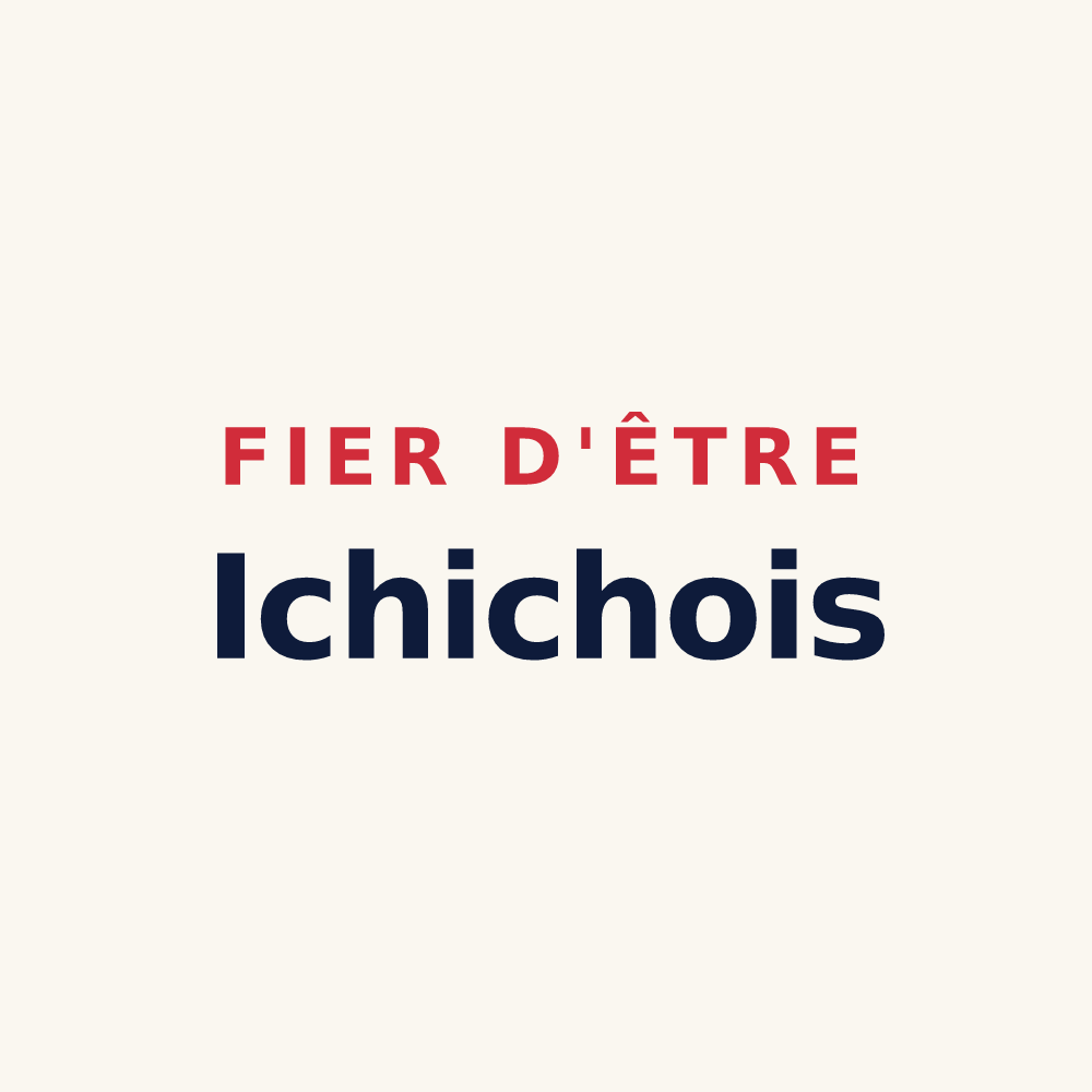 Tasse « Fier d'être Ichichois » — design pour Ichy
