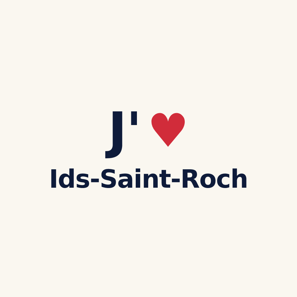 Tasse personnalisée Ids-Saint-Roch — design J'aime Ids-Saint-Roch