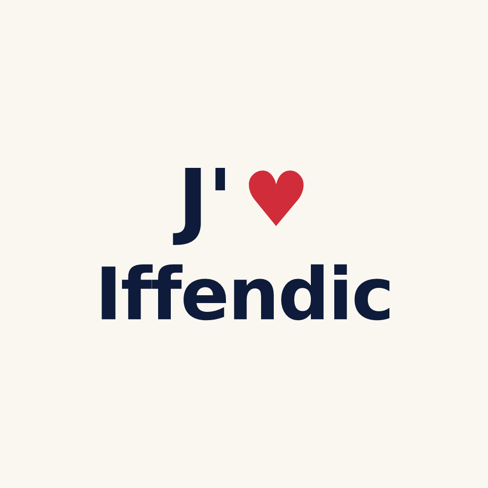 Tasse personnalisée Iffendic — design J'aime Iffendic